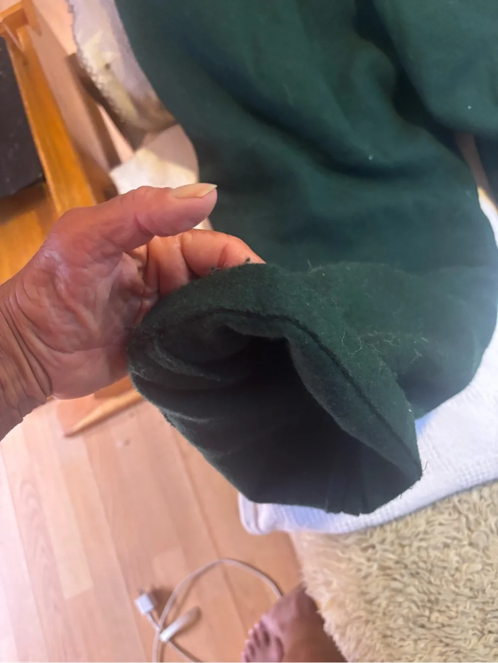 Johnson dark green wool hunting pants